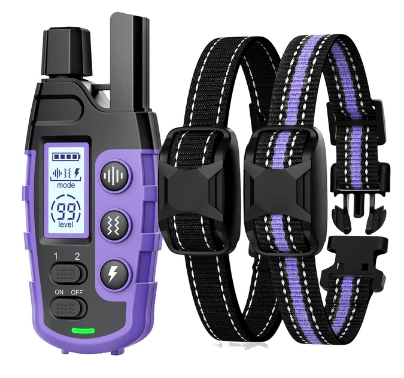 Remote Dog Training Shock Collar 1000m 1-2 Dogs RS2