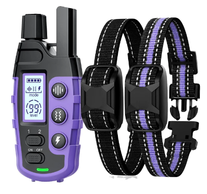 BARKAHOLICS® RS2 Remote Dog Training Shock Collar 1-2 Dogs 1000m S/M/L