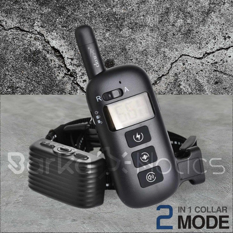 BH500R 2-in-1 Anti-Bark and Remote Dog Training Collar 1-2 Dogs 600m
