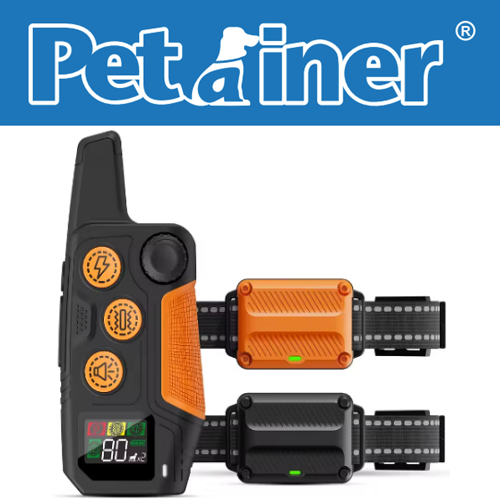 PETRAINER® PET500 Remote Dog Training E-Collar 600m 1-2 Dogs