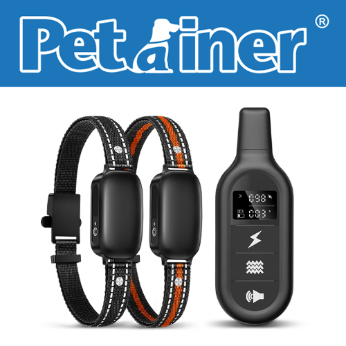 PETRAINER® PET521 Remote Dog Training E-Collar 1000m 1-2 Dogs