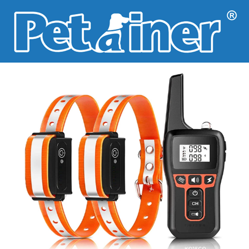PETRAINER® PET529 Remote Dog Training E-Collar 1000m 1-2 Dogs