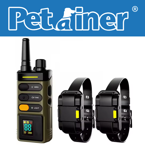 PETRAINER® PET625 Remote Dog Training E-Collar 1600m 1-2 Dogs
