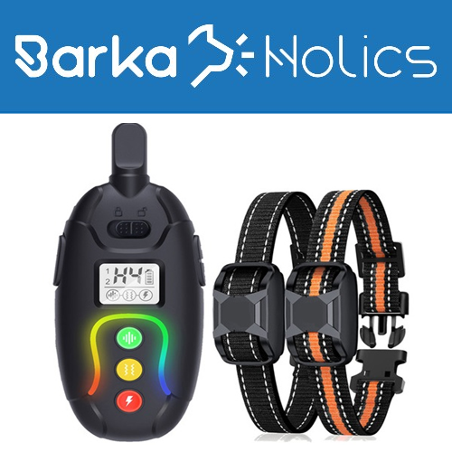 BARKAHOLICS® RS1 Remote Dog Training E-Collar 350m 1-2 Dogs