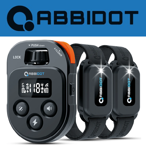 ABBIDOT® T60 Advanced Remote Dog Training E-Collar 1050m 1-2 Dogs