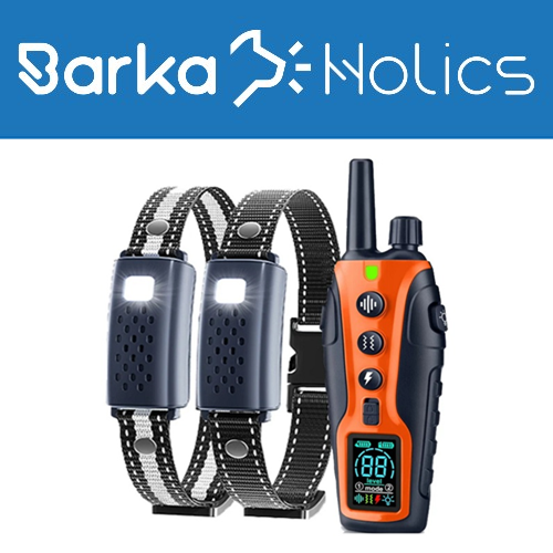 BARKAHOLICS® RS3 Remote Dog Training E-Collar 1200m 1-2 Dogs
