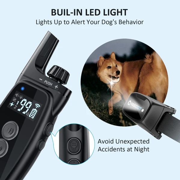 ABBIDOT® T50R Advanced Remote Dog Training Shock Collar 1-2 Dogs 900m S/M/L