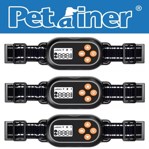 F820 GPS Wireless Dog Fence Collar 3 Dogs