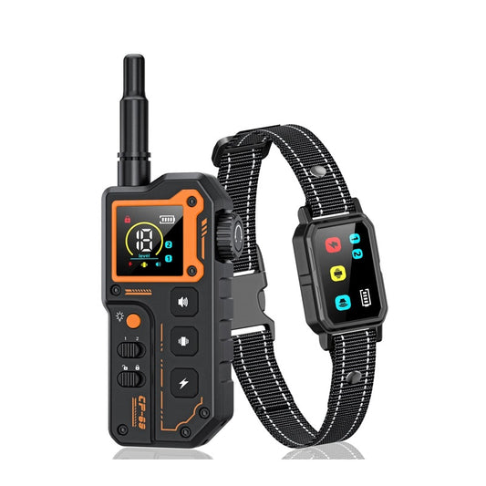 Remote Dog Training E-Collar Rechargeable and Waterproof CP69 1000m 1-2 Dogs