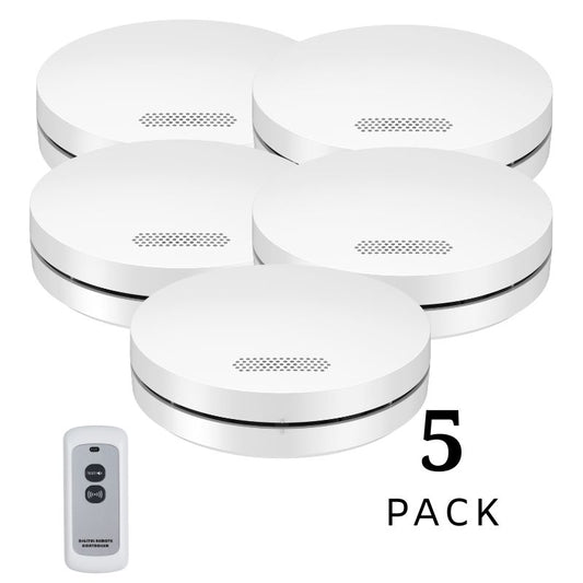 Wireless Interconnected Photoelectric Smoke Alarms with Free Remote Control