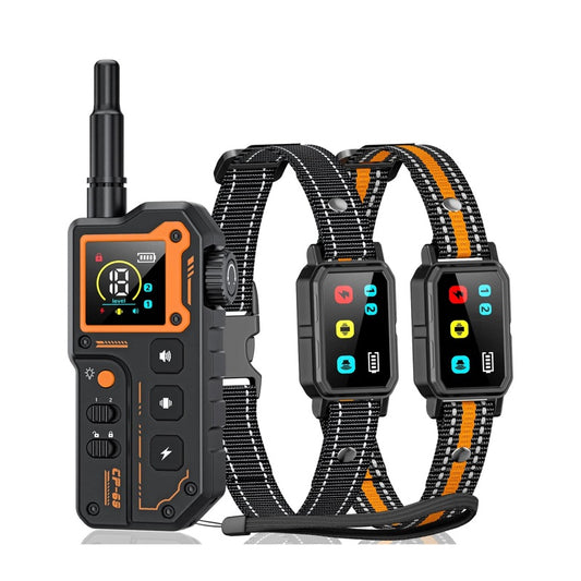 Remote Dog Training E-Collar Rechargeable and Waterproof CP69 1000m 1-2 Dogs