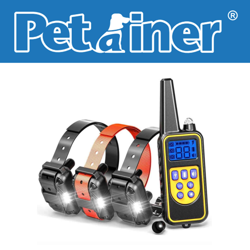 PET776 Remote Shock Collar 800m | 3 Dog Training