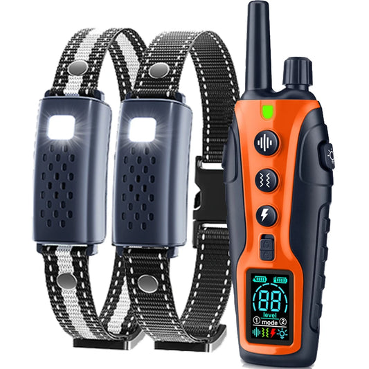 Remote Dog Training E-Collar Rechargeable and Waterproof RS3R 1200m 1-2 Dogs