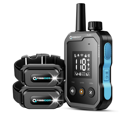 Remote Dog Training E-Collar Rechargeable and Waterproof T70R 1250m 1-2 Dogs