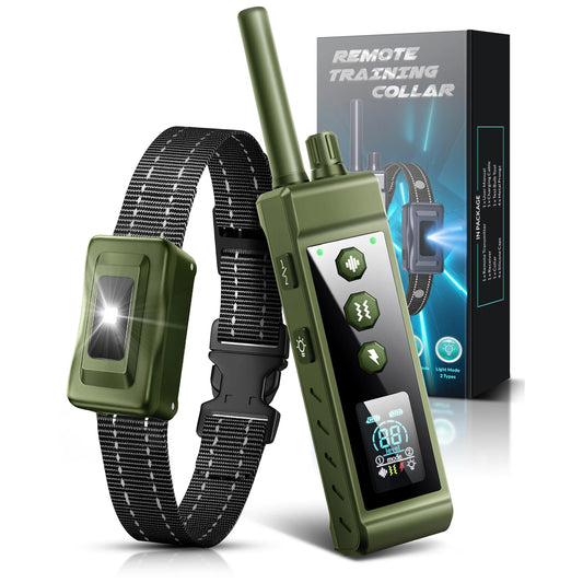 Remote Dog Training E-Collar Rechargeable and Waterproof RS5R 1250m 1-2 Dogs
