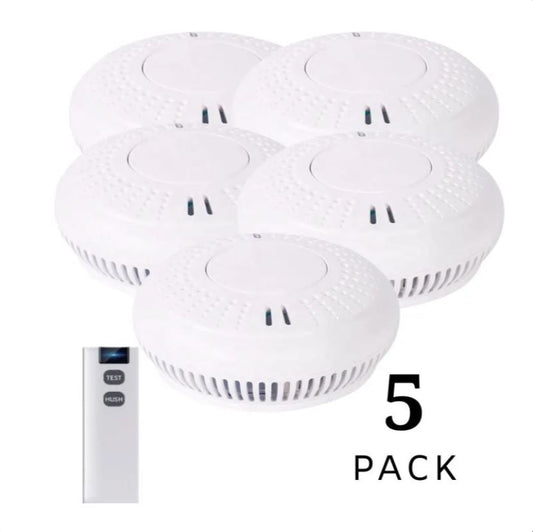 Wireless Interconnected Photoelectric Smoke Alarms with Free Remote Control